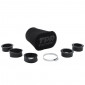 AIR FILTER TOP PERFORMANCES FACTORY BIG FOAM BLACK Ø 46-49-52-55-58-62 mm STRAIGHT FIXING (WITH ADAPTERS)TOP PERFORMANCE 3700948222799