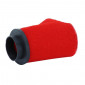 AIR FILTER - TOP PERFORMANCES - BIG FOAM RED - With adapters Ø 46 / 49 / 52 / 55 / 58 / 62mm STRAIGHT FIXING