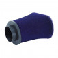 FILTRE A AIR TOP PERF TPR FACTORY BIG MOUSSE BLEU DIAM 46-49-52-55-58-62mm FIXATION DROITE (LIVRE AVEC ADAPTATEURS)