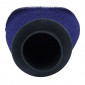 FILTRE A AIR TOP PERF TPR FACTORY BIG MOUSSE BLEU DIAM 46-49-52-55-58-62mm FIXATION DROITE (LIVRE AVEC ADAPTATEURS)