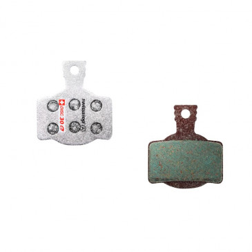 PLAQUETTE DE FREIN VTT MAGURA MT2-4-6-8 (SWISSSTOP ORGANIC - DISC 30E) (PAIRE SUR CARTE) - COMPATIBLE VAE 7640121222504