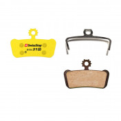 PLAQUETTE DE FREIN VTT AVID XO TRAIL, ELIXIR 9 ET ELIXIR 7 TRAIL, SRAM G2 ULTIMATE ET RSC, Guide Ultimate, RSC, RS, R, T (SWISSSTOP ORGANIC SILENCE - DISC 31RS) (PAIRE SUR CARTE) 7640121223952