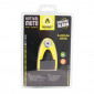 ANTITHEFT- DISC LOCK AUVRAY B-LOCK - WITH AUDIBLE ALARM -Ø 6 mm YELLOW