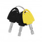 ANTITHEFT- - DISC LOCK AUVRAY DK 06 -Ø 6 mm MATT BLACK