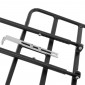 LUGGAGE RACK- FRONT - ON STAYS - P2R Ø 6mm BLACK ADJUSTABLE 26"/28" (PLATFORM 35cm x 25.8cm)