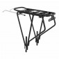 LUGGAGE RACK-REAR- ON STAYS - P2R ALUMINIUM BLACK - FOR FAT BIKE 26"/27.5"/29"- ADJUSTABLE FOR 5 DIFFERENT WIDTHS 135 to 205mm