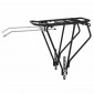 LUGGAGE RACK-REAR- ON STAYS - P2R ALUMINIUM BLACK - FOR FAT BIKE 26"/27.5"/29"- ADJUSTABLE FOR 5 DIFFERENT WIDTHS 135 to 205mm
