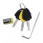 ANTIVOL BLOQUE DISQUE AUVRAY B-LOCK AVEC ALARME SONORE DIAM 10mm INOX (CLASSE SRA) 3700807708372