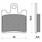 PLAQUETTE DE FREIN NEWFREN POUR SUZUKI 250 BURGMAN 1996>2006 AV / SYM 125 JOYMAX 2016> AV / YAMAHA 1300 FJR 2006> AV / KAWASAKI 250 EPSILON 2002> AV (FD0264BE) (ELITE ORGANIQUE) 8025832414926