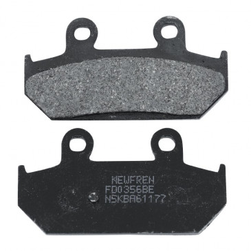 PLAQUETTE DE FREIN NEWFREN POUR SUZUKI 400 BURGMAN 2007> AR, 650 BURGMAN 2002> AR (L 88mm - H 46.5mm - P 8.3mm) (FD0356BE) (ELITE ORGANIQUE) 8025832415602