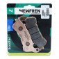 PLAQUETTE DE FREIN NEWFREN POUR SUZUKI 125 BURGMAN 2007>2013 AV, 200 BURGMAN 2007>2013 AV / HONDA 300 FORZA 2012> AV, 125 SH 2009>2012 AV (FD0400SE) (ELITE METAL FRITTE) 8025832415879