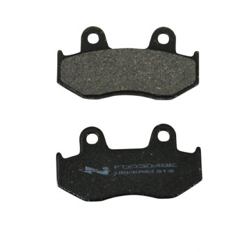 BRAKE PADS NEWFREN FOR HONDA 110 NHX 2008>2009 Front 125 DYLAN 2001>2007 Front 125 PSI 2006>2013 Front 125 SH 2000>2008 Front (L 81mm - H 42mm - thk 9.3mm) (FD0304BE) (SCOOTER ELITE ORGANIC)