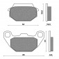 BRAKE PADS NEWFREN FOR KYMCO 50 AGILITY 2014> Front 125 AGILITY R16 2008>2012 Front PEOPLE 2007> Front SYM 125 JOYRIDE 2001>2004 Rear 500 GT 2007> Rear (FD0269BE) (SCOOTER ELITE ORGANIC) 8025832414995