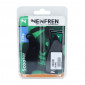 PLAQUETTE DE FREIN NEWFREN POUR YAMAHA 125 YP MAJESTY 1998>2009 AV, 300 XC VERCITY 2003>2006 AR / SUZUKI 125 BURGMAN 2002>2006 AV (L 94.5mm - H 37mm - P 7.5mm) (FD0186BE) (ELITE ORGANIQUE) 8025832414049