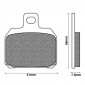 BRAKE PADS NEWFREN FOR APRILIA 1000 RSV MILLE R 2000>2007 Rear BENELLI 500 LEONCINO 2016> Rear DUCATI 821 MONSTER 2014> Rear HONDA 1000 CBR RR 2020> Rear (FD0256BT) (TOURING ORGANIC) 8025832414803