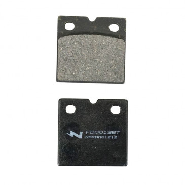 PLAQUETTE DE FREIN NEWFREN POUR BMW 750 K75 1984>1996 AV/AR, 1000 K100 RS 1988>1992 AR, 1200 K GT 2002>2007 AR, 1200 K RS 1996>2005 AR (L 56mm - H 54mm - P 9mm) (FD0013BT) (TOURING ORGANIQUE) 8025832412908