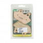 BRAKE PADS NEWFREN FOR HARLEY DAVIDSON 1450 DYNA 2000>2005, 1450 ELECTRA GLIDE 2000>2005, 1130 V-ROAD 2002>2005 Front/Rear (L 98mm - H 63.8mm - thk 8mm) (FD0389SH) (CUSTOM SINTERED) 8025832415794