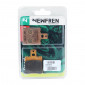 PLAQUETTE DE FREIN NEWFREN POUR APRILIA 125 RS 1992>2005 AR, 125 ETX 1985>1986 AR / DUCATI 1000 MONSTER 2003>2005 AR / DERBI 125 MULHACEN 2007> AR (FD0012BA) (SCOOTER ACTIVE ORGANIQUE) 8025832412892