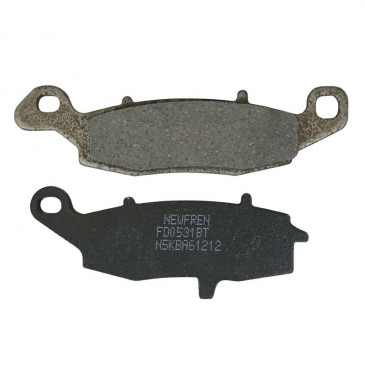 PLAQUETTE DE FREIN NEWFREN POUR KAWASAKI 900 VN VULCAN 2007> AR / SUZUKI 1500 INTRUDER 2009>2018 AV (FD0531BT) (TOURING ORGANIQUE) 8025832341437
