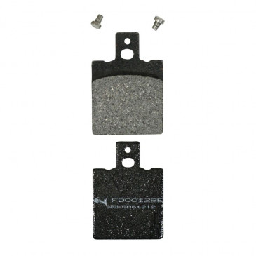 PLAQUETTE DE FREIN NEWFREN POUR APRILIA 125 RS 1992>2005 AR, 125 ETX 1985>1986 AR / DUCATI 1000 MONSTER 2003>2005 AR / DERBI 125 MULHACEN 2007> AR (FD0012BE) (ELITE ORGANIQUE) 8025832412878