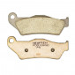 PLAQUETTE DE FREIN NEWFREN POUR APRILIA 125 MX 2004>2008 AV/BMW 450 GX 2008>2011 AV/KTM 300 EXC 2005> AV/HUSQVARNA 250 TE 2002>2017 AV (FD0186SD) (DIRT METAL FRITTE) 8025832414063