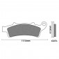 BRAKE PADS NEWFREN FOR APRILIA 125 SCARABEO 2004>2006 Front 125 ATLANTIC 2003>2012 Front KYMCO 125 DOWNTOWN 2016> Front 125 PEOPLE GTI 2010>2014 Front (FD0282SE) (SCOOTER ELITE SINTERED) 8025832415046