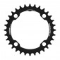 CHAINRING FOR E-BIKE - SINGLE 32teeth Ø104 BLACK TA E-ONE 4 ARMS ALU 7075 FOR BOSCH / BROSE / YAMAHA / GIANT / SHIMANO E-STEPS TA E-ONE 3662458017459