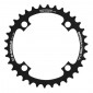 CHAINRING FOR E-BIKE - SINGLE 34teeth Ø104 BLACK TA E-SINGLE 4 ARMS ALU 7075 FOR BOSCH / BROSE / YAMAHA / GIANT / SHIMANO E-STEPS TA E-ONE 3662458017398