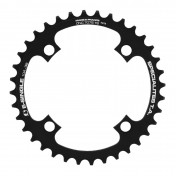 CHAINRING FOR E-BIKE - SINGLE 36teeth Ø104 BLACK TA E-SINGLE 4 ARMS ALU 7075 FOR BOSCH / BROSE / YAMAHA / GIANT / SHIMANO E-STEPS TA E-ONE 3662458017404