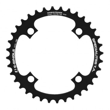 PLATEAU VAE/E-BIKE 4BRA D.104 POUR BOSCH / BROSE / YAMAHA / GIANT / SHIMANO E-STEPS TA E-SINGLE 36DTS MONO NOIR ALU 7075 3662458017404