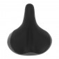 SADDLE- NEWTON FOR URBAN BIKE - NEWFORM BLACK/GREY 258x228mm STEEL RAIL (ON CARD) 3700948209349