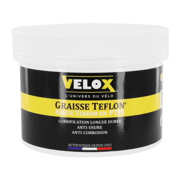 GREASE FOR BICYCLE CARE - VELOX TEFLON / PTFE LONG LIFE (POT 350ml) (SOLD PER UNIT)