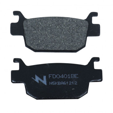 PLAQUETTE DE FREIN NEWFREN POUR HONDA 125 FORZA AR, 300 SH 2007> AR, 125 SHi 2009> AR, 125 S-WING 2007> AR / BENELLI 500 LEONCINO 2017> AR/PEUGEOT 400 METROPOLIS 2017> AV (FD0401BE) (ELITE ORGANIQUE) 8025832415886