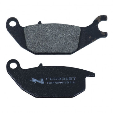 PLAQUETTE DE FREIN NEWFREN POUR HONDA 125 XL V VARADERO 2001>2011, 125 CBR R 2004>2010 AR / YAMAHA 125 TRICITY 2014>2016 AR (FD0331BT) (TOURING ORGANIQUE) 8025832415442