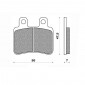 BRAKE PADS NEWFREN FOR DERBI 125 BOULEVARD S 2007> Front PEUGEOT 125 SATELIS 2004> Rear ITALJET 50 JET SET 2002> Front YAMAHA 50 DT R 2002>2013 Rear (FD0323BE) (SCOOTER ELITE ORGANIC) 8025832415305