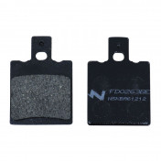 PLAQUETTE DE FREIN NEWFREN POUR APRILIA 125-150 LEONARDO 1997>1998 AV / BETA 125 EIKON >1998 AV / MALAGUTI 125-150 CIAK 2000>2002 AV (L 40mm - H 56.5mm - P 8mm) (FD0263BE) (ELITE ORGANIQUE) 8025832414919