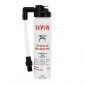 BOMBE ANTI-CREVAISON ZEFAL PNEU ROUTE/GRAVEL (MAX 2.0") TUBELESS / TUBETYPE PRESTA/SCHRADER ( 75ml) RACCORD FLEXIBLE POUR VELO / TROTTINETTE 3420581126017