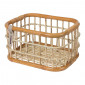 FRONT/REAR BASKET - BASIL GREEN LIFE M - OSIER (39x29x22cm) (WITHOUT BRACKET)