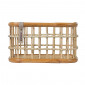 FRONT/REAR BASKET - BASIL GREEN LIFE M - OSIER (39x29x22cm) (WITHOUT BRACKET)