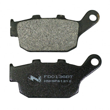 BRAKE PADS NEWFREN FOR HONDA 125 PANTHEON 2003>2007 Rear 250 FORESIGHT 1999>2007 Rear 750 XRV AFRICA TWIN 1990>2003 Rear (L 86.5mm - H 40.5mm - thk 10.6mm) (FD0136BT) (TOURING ORGANIC)