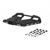 PLATE FOR TOP CASE SHAD ALUMINIUM BLACK + SCREW KIT compatible for range TERRA (TR48, TR37) and SH59X, SH58X, SH50 and SH48 (D1BTRPA2) 8430358673588