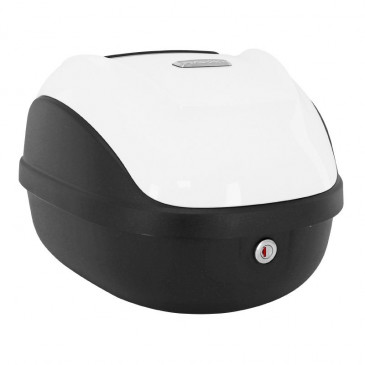 TOP-CASE 32L "PIAGGIO GENUINE PARTS" 50-125-150 LIBERTY/MEDLEY 2016> WHITE 544 (WITHOUT PLATE) -CM271122-