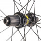 WHEELS SET FOR ROAD BIKE- 700 MAVIC AKSIUM DISC CENTERLOCK AXLE 12x142 + 12x100 BLACK - 11/10V Speed. SHIMANO - FRONT+REAR; 3700948293485