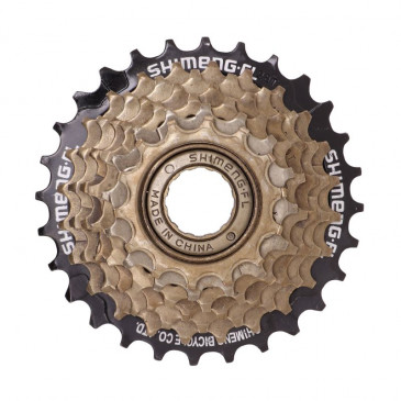 ROUE LIBRE 7V. P2R SHIMENG 14-28 BRONZE/NOIR INDEXEE 3700948219645