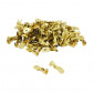 COSSE ELECTRIQUE LAITON NON ISOLEE PLATE MALE 6.3 (VENDU AU SACHET DE 100 PIECES) -SELECTION P2R- 3701213425730