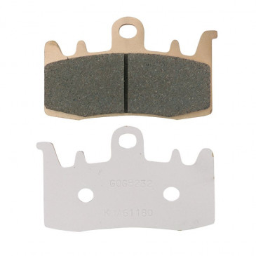 PLAQUETTE DE FREIN CL BRAKES POUR KYMCO 550 AK 2017> AV / APRILIA 1000 RSV TUONO V4R 2014> / BMW 900 F R 2020> AV / DUCATI 821 MONSTER 2014> AV (1 JEU DE 2 PLAQUETTES) (1232 XBK5 SPORT METAL FRITTE) 0841754014970