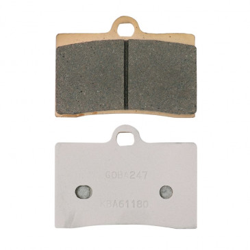 PLAQUETTE DE FREIN CL BRAKES POUR DUCATI 600-750 MONSTER, 400-600-750-900 SS / HUSQVARNA 400-450-510-570-630 SM / MOTO-GUZZI 1100 CALIFORNIA AV (1 JEU DE 2 PLAQUETTES) (2247 XBK5 SPORT METAL FRITTE) 0841754008603