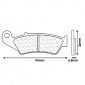 BRAKE PADS SET (2 pads) CL BRAKES FOR HONDA 600-650-700 TRANSALP, 400-600-650 XR-R, 750 AFRICA-TWIN / KAWASAKI 250-400-650 KLX - (2300 A3+ TOURING SINTERED) 0841754001642
