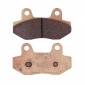 PLAQUETTE DE FREIN CL BRAKES POUR HYOSUNG 250-600-650-650 COMET, 250-600 AQUILA, GV 1000 CRUISER AV/AR / HONDA CB 250 REBEL, CMX 250 REBEL AV (1 JEU DE 2 PLAQUETTES) (2621 A3+ TOURING METAL FRITTE) 0841754004698