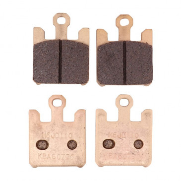 PLAQUETTE DE FREIN CL BRAKES POUR KAWASAKI ZX-6RR 2003>2007, ZX-10R 2004>2007, ZX-12R 2004>, VN 1600 2005> AV / SUZUKI 1000 GSX-R 2003>, 1600 INTRUDER 2005> AV (2 JEUX DE 2 PLAQUETTES) (1110 A3+ TOURING METAL FRITTE) 0841754008023